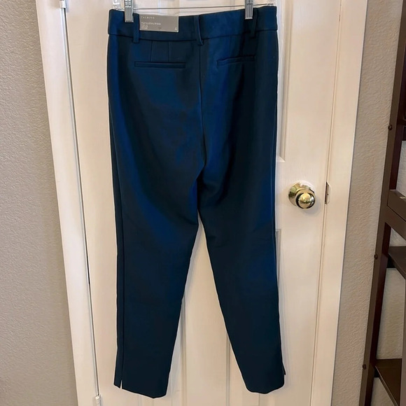 Talbots Women’s (4) Blue Hampshire Ankle Straight Leg Career Pants NWT - Picture 2 of 8